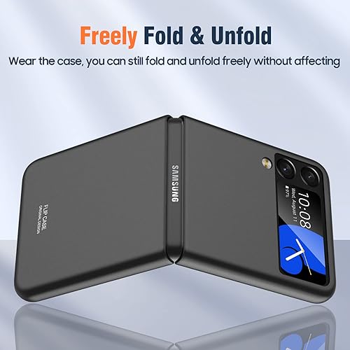 Miniatura 6 de Vizvera Funda para Samsung Galaxy Z Flip 4 5G 2022, delgada, a la moda joven mate para Galaxy Z Flip 4