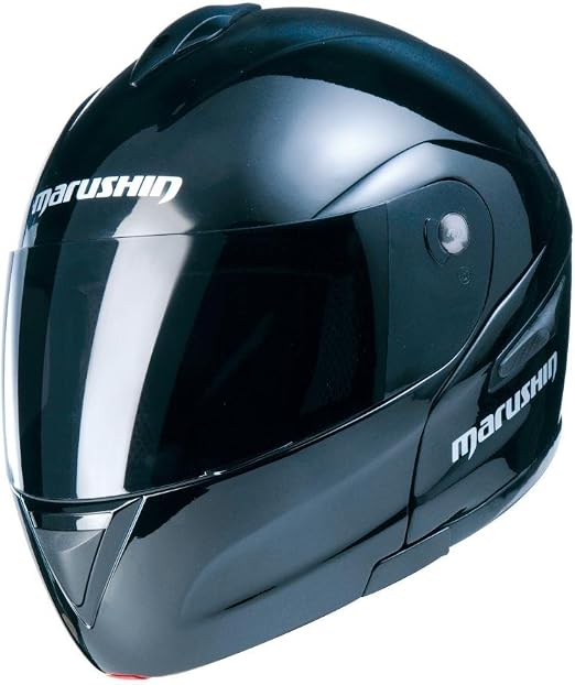 Marushin M 409 modulare doppio schermo monocolore Nero XS. Casco strada. :  Amazon.it: Auto e Moto