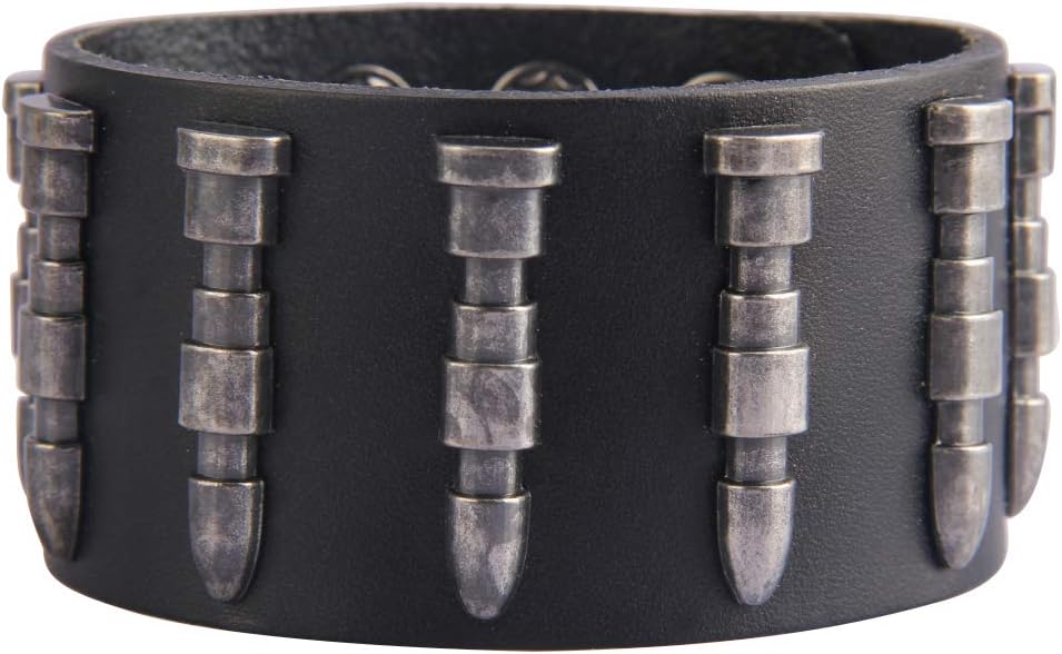 Bullet Cuff Bracelet-Black