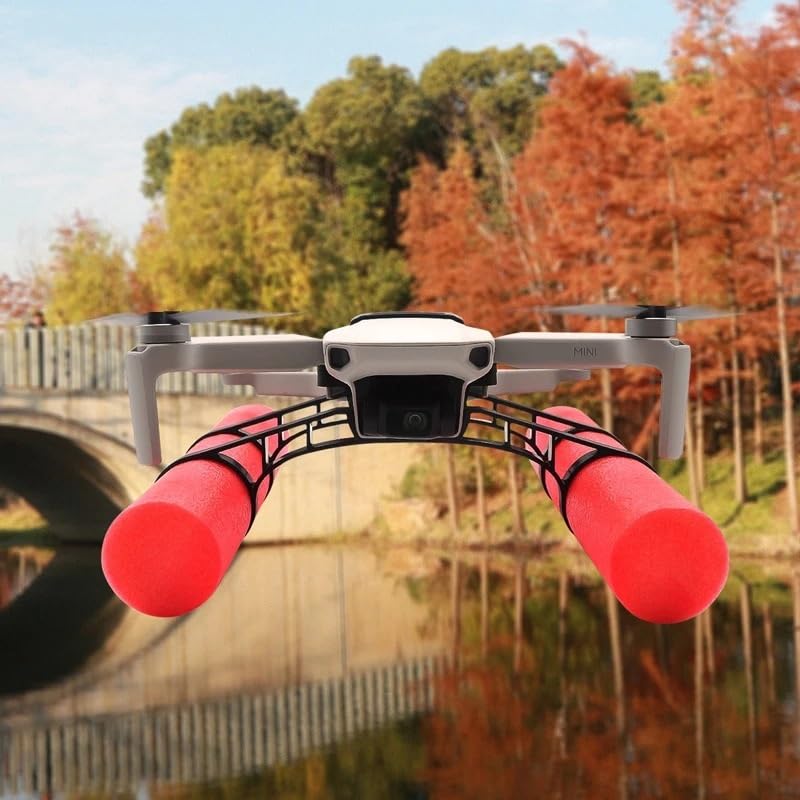 Compatible para DJI Mini Tren de aterrizaje flotante en agua | Diseño plegable elevado, flotante en agua, aterrizaje seguro en agua