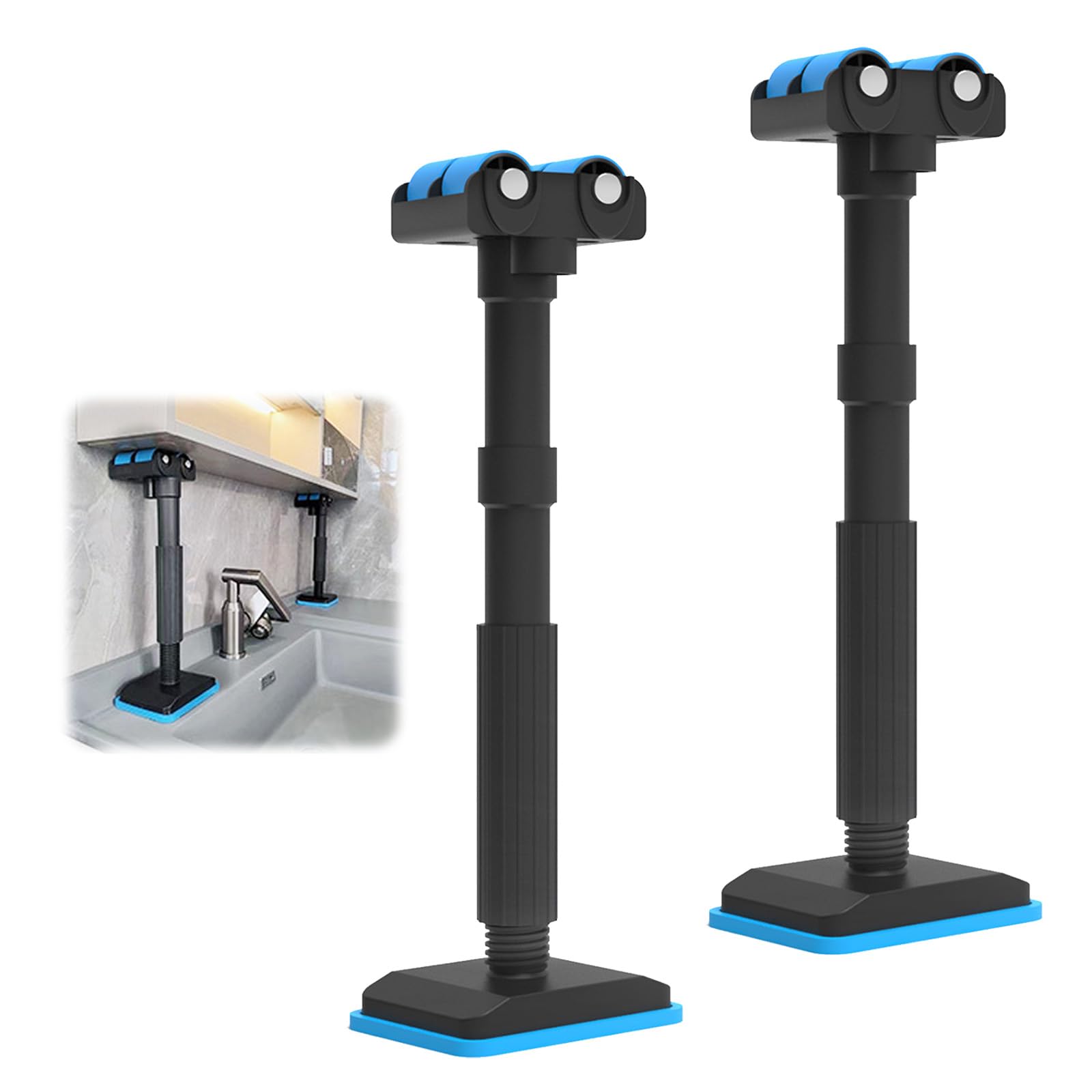 Staffa di sollevamento salva-lavoro, Sollevatore Di Installazione Del Mobile Regolabile In Altezza Jack Da Sollevatore Di Mobili Telescopici Per Casa Bagno Agriturismo Garage Soggiorno