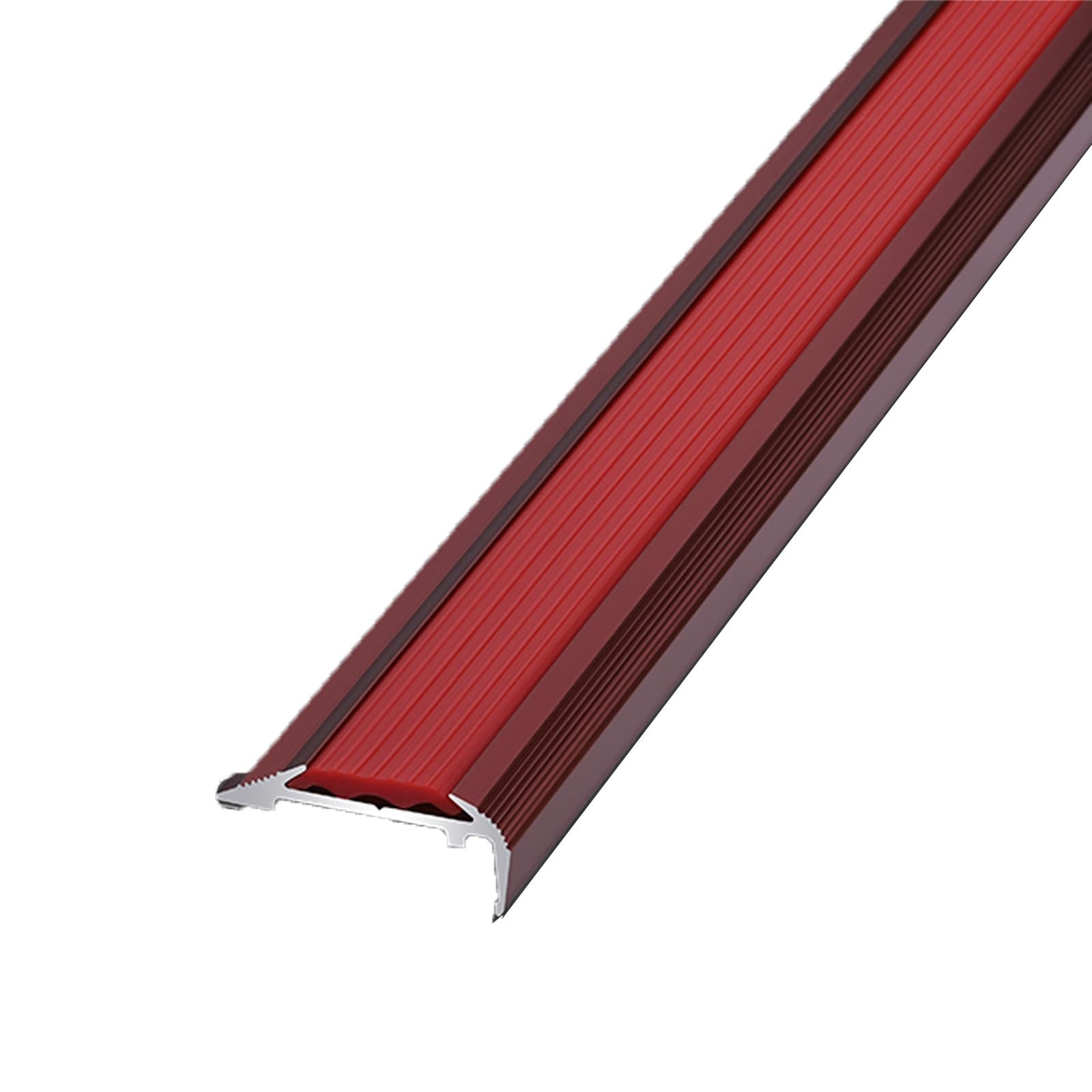 Alfombra para peldaños de escalera roja ideal para proteger zonas infantiles