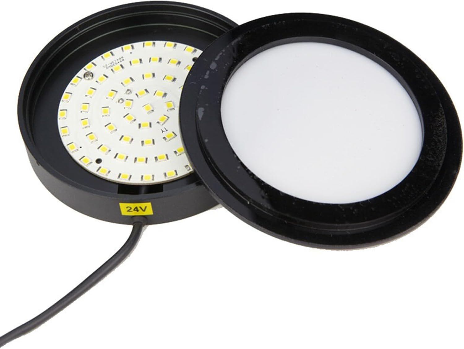 LED Ring Bottom Light Source, Microscope Bottom Light Source LED Light Illuminator, Eliminate Shadow Reflective for Binocular Trinocular Stereo Microscope Adjustable Brightness