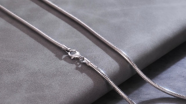 Amazon.com: PDTJMTG 925 Sterling Silver Snake Chain 1MM 1.5MM 2MM