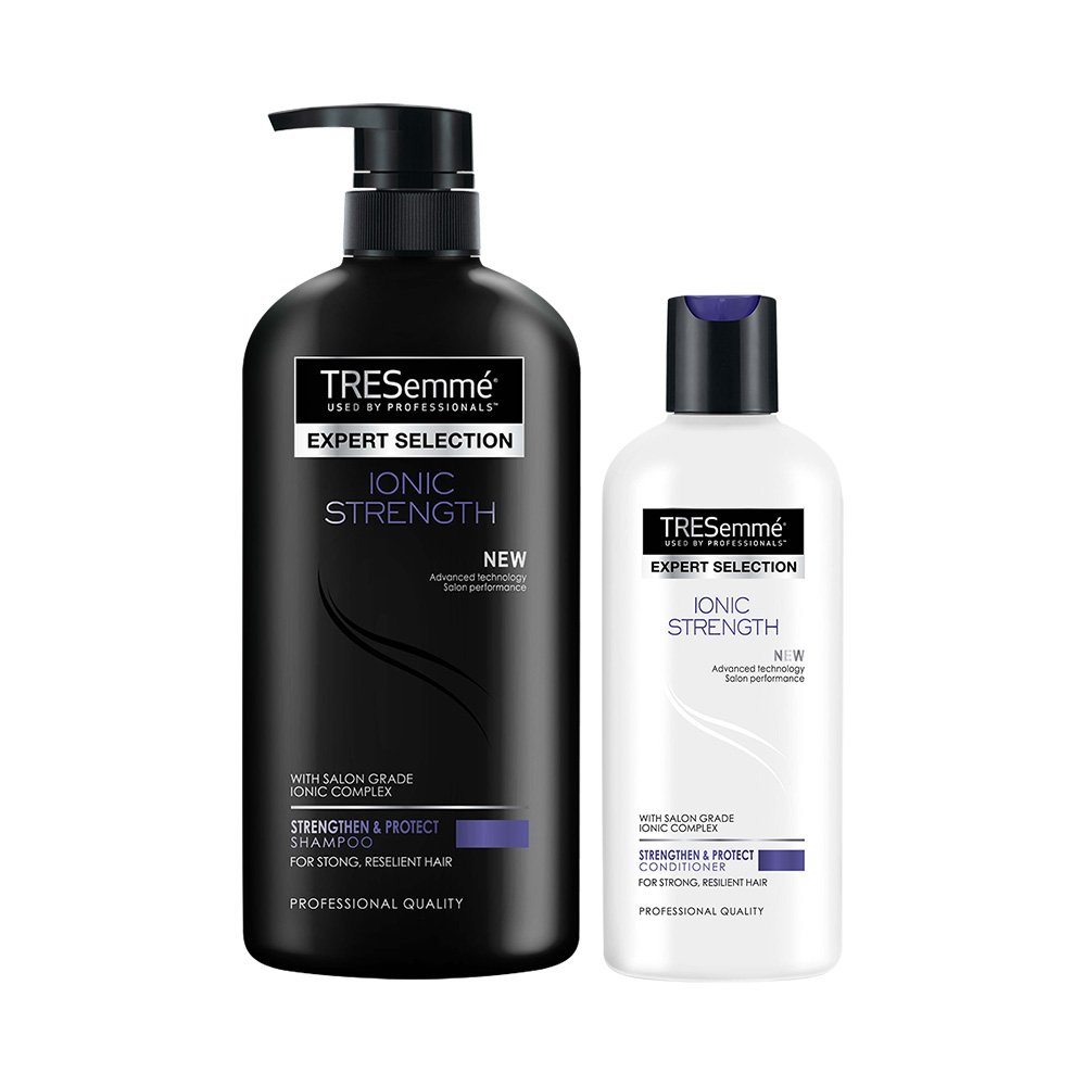 TRESemme Ionic Strength Shampoo, 580ml with TRESemme Ionic Strength Conditioner, 190ml