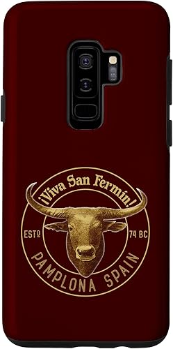 Galaxy S9+ Run With The Bulls Pamplona Viva San Fermin Spain Adventurer Case
