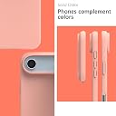YATWIN Silicone Case for iPhone 17 Air, Soft-Touch, Shockproof, DustProof, Antiskid Phone Cover for Apple iPhone 17 Air - Pink gallery image