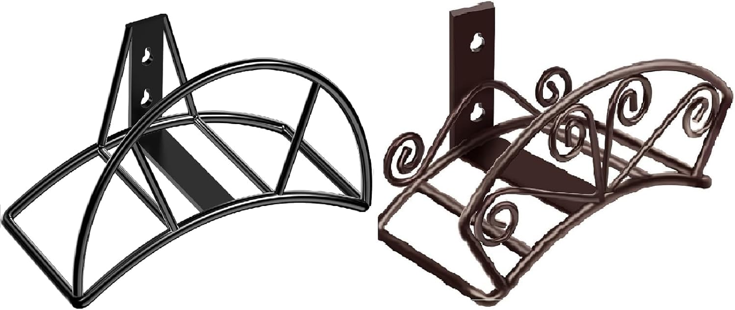 TomCare Garden Hose Holder Heavy Duty Water Hose Holder Solid Metal Hose Hanger Wall Mount