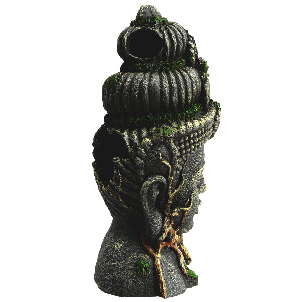 Buddha Aquarium Dekoration Bronze Buddha Aquarium Höhle für Fische