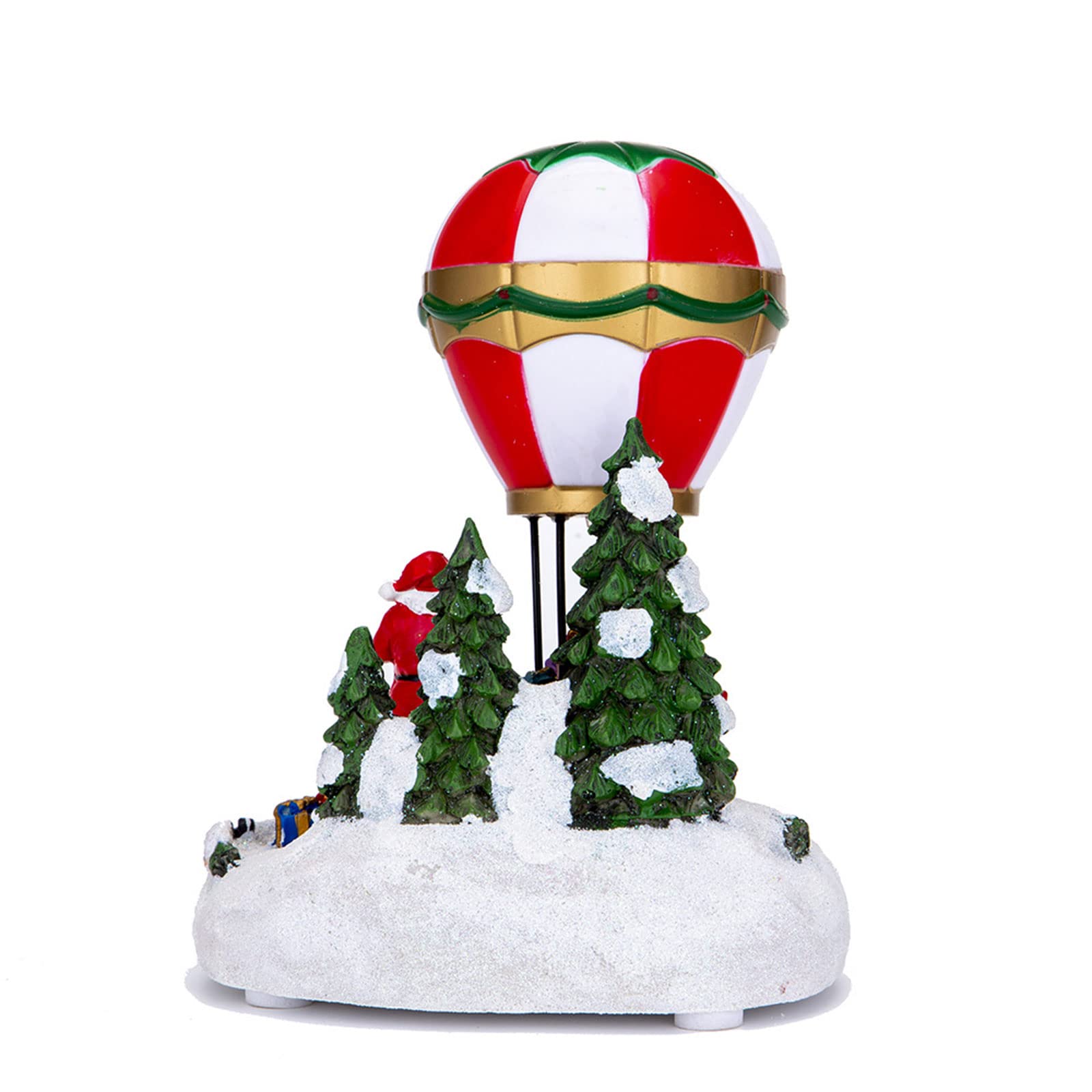 Pozytywka Boże Narodzenie balon ornament żywica pulpit ozdoba prezenty świąteczne