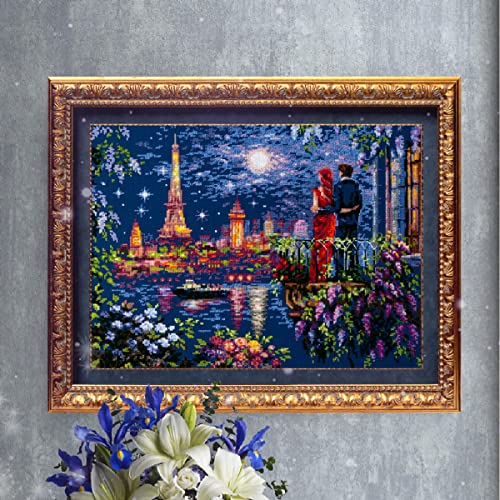 Point de croix Week-end à Paris Zweigart broderie comptée multicolore