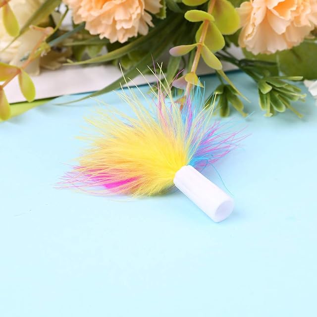 Foto 6 de 8 de amangul Paquete de 3 piezas para juguetes de plumas de gato