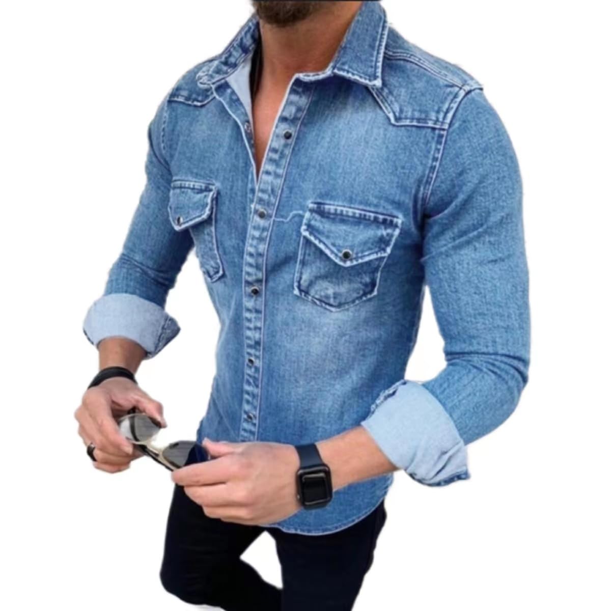Jeanshemd kombinieren: Diese Denim Shirt Outfits sorgen für einen