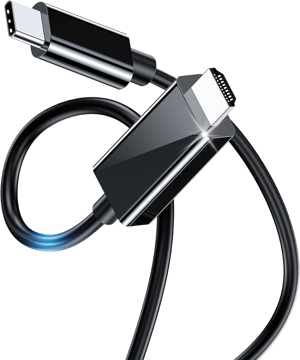 Cavo USB C A HDMI 4K 3m - Compatibile IPhone 15, MacBook, Samsung, Per Streaming E Monitor