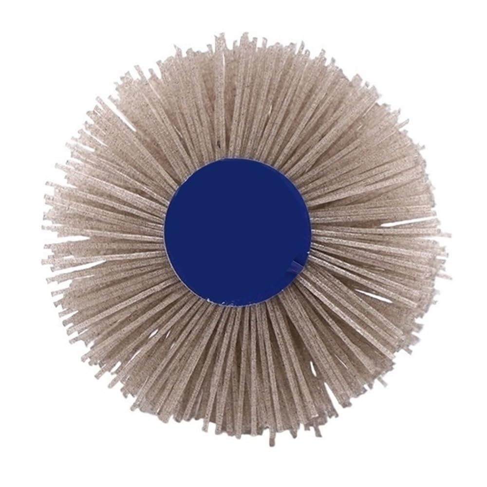 Cepillo de pulido 80 mm para taladro ideal en restaurar sillas antiguas y texturizar madera 8
