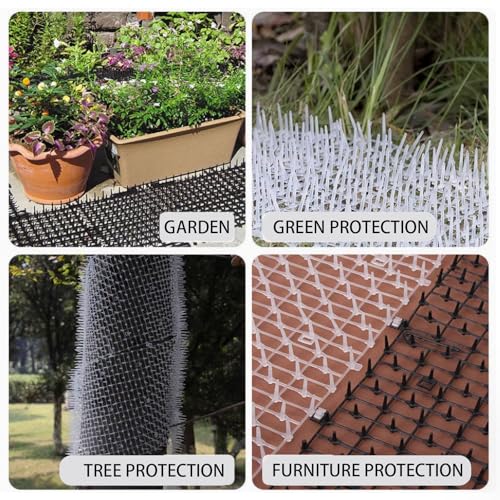 ANKROYU Garden Cat Scat Mat, Plastic Pet Deterrent Spikes - Image 4