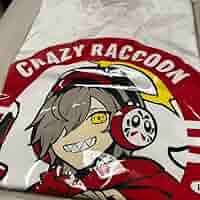 CRAZYRACCOON CRストア だるまいずごっど Tシャツ CRAZYRACCOON CRストア だるまいずごっど 半袖 Tシャツ 白 XL