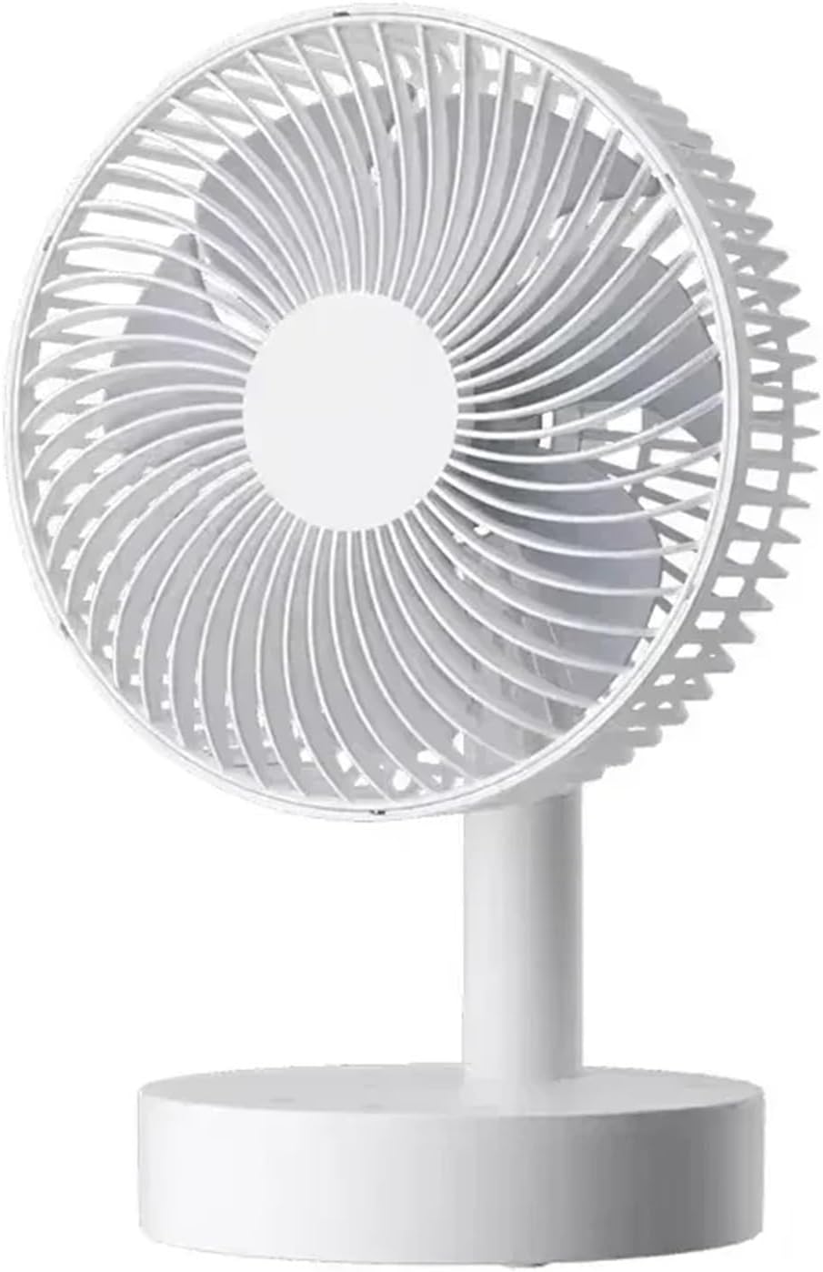 Portable Rechargeable Desktop Fan 8 Inch Fit for Mini USB Fan Home Office Outdoor Camping Ari Cooling Fan with Oscillating Timer