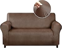 Vista 47 de molasofa Funda de sofá extragrande para decoración del hogar, suave funda de sofá de 3 cojines para sofá, funda de elastano similar al cuero. Funda