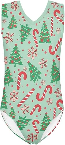 Miniatura 9 de FKELYI Leotardos de gimnasia para niñas pequeñas, práctica atlética, danza, unitardo, ballet, danza, sin mangas, body sin mangas