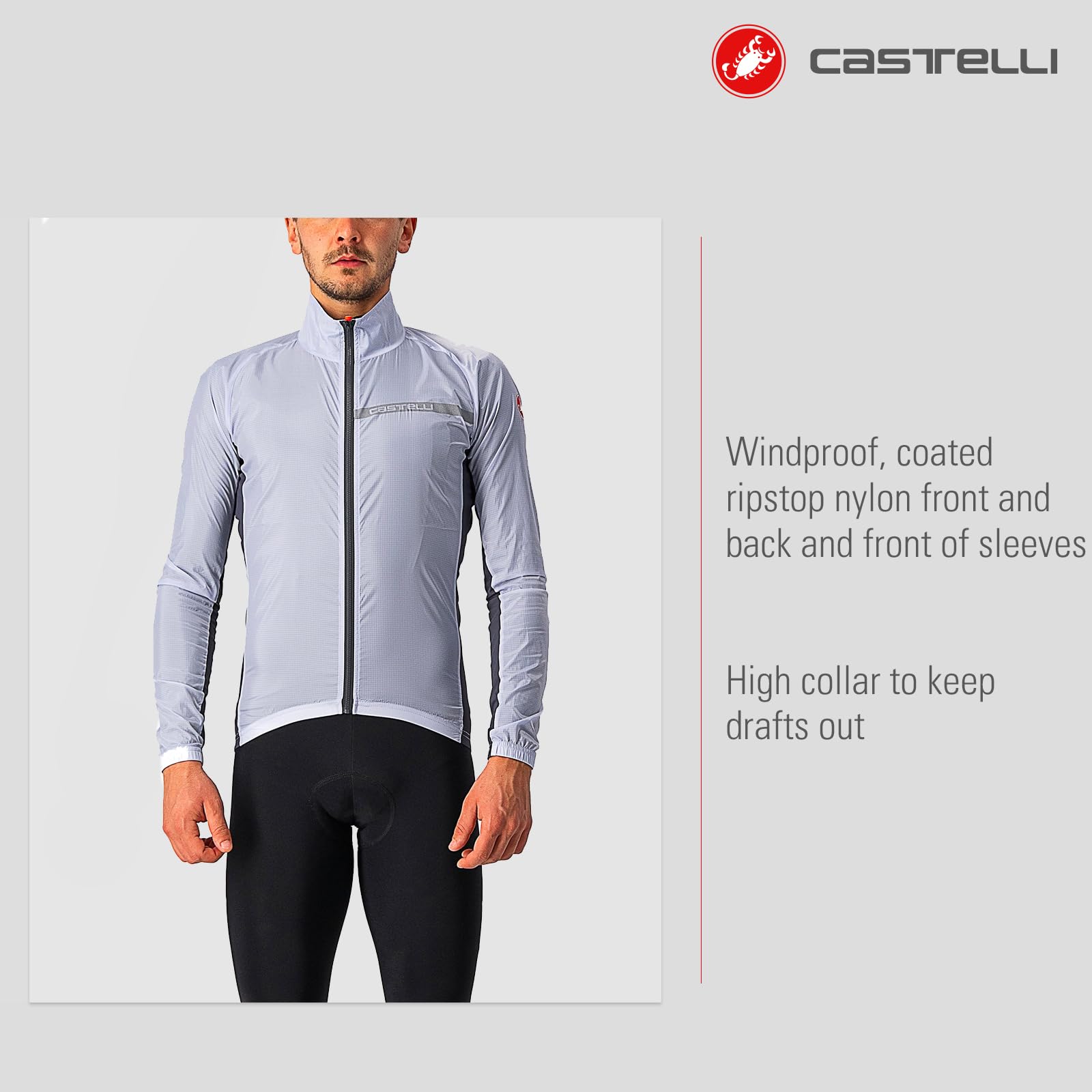 CASTELLI Squadra Stretch Jkt Giacca Uomo (Pacco da 1)