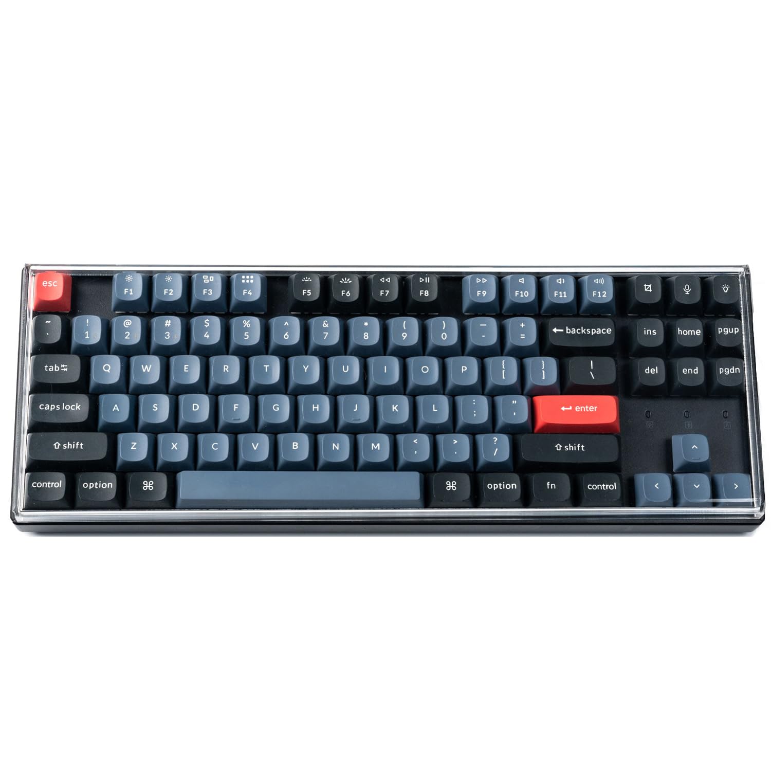 Keychron Poggiapolsi In Silicone Grigio 32,7 Cm – Compatibile Con V1, V2, Q1, Q2, P1 Pro E Modelli HE, Base Antiscivolo Per Digitazione Ergonomica