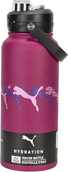 PUMA Evercat 32 oz Alpha Chug Bottle, Dark Pink, OS
