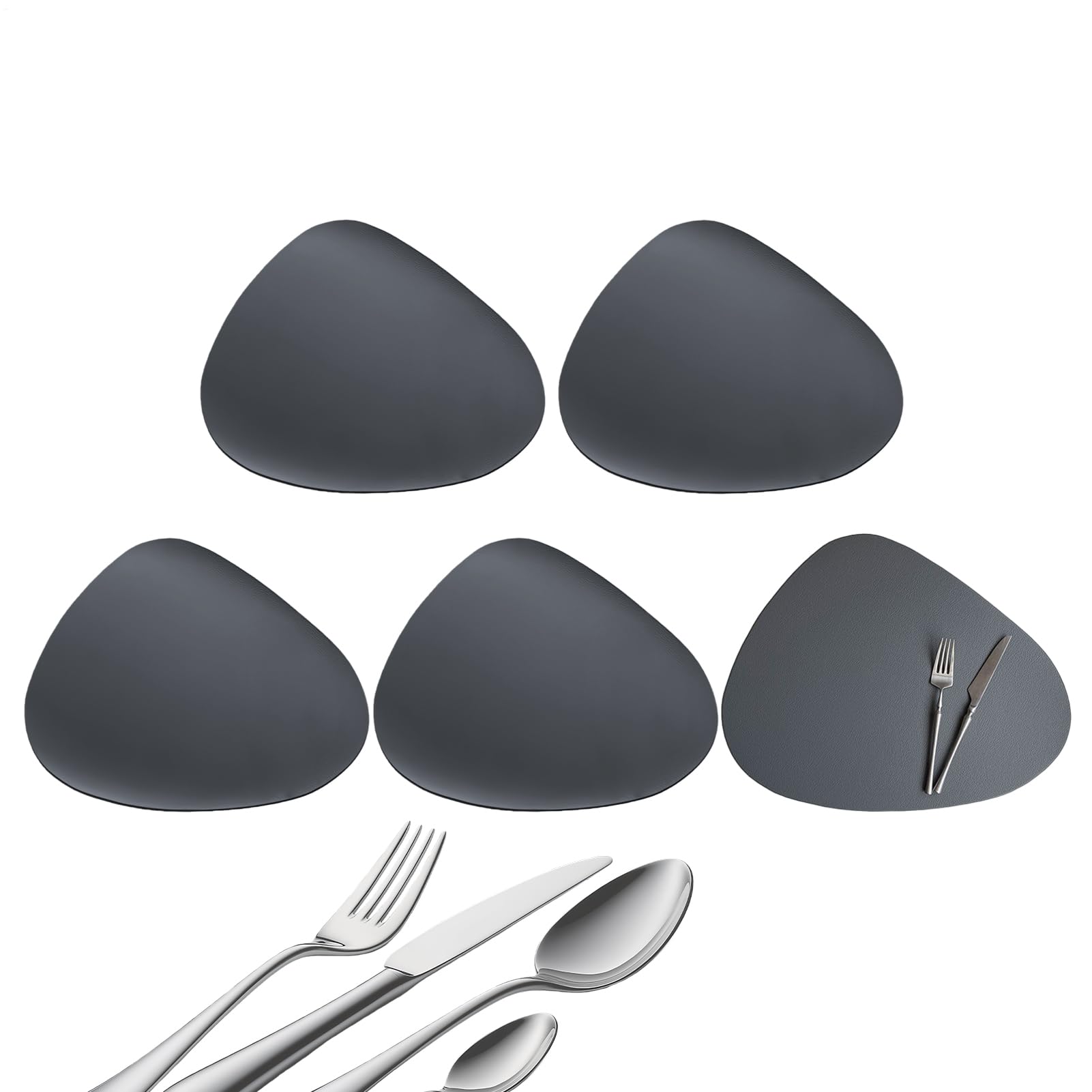 Ensemble de protection de table 45x30 cm | Tapis de cuisine en PVC imperméable pour la maison
