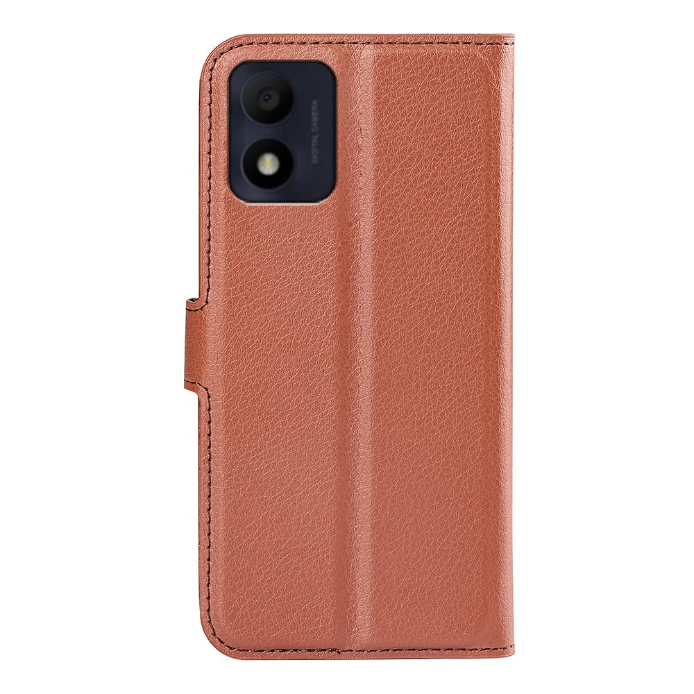 HualuBro Cover per Alcatel 1B 2022, Flip Cover Portafoglio in PU Pelle a Libro Magnetica Antiurto TPU Case Custodia per Alcatel 1B 2022 Cover - Rosa