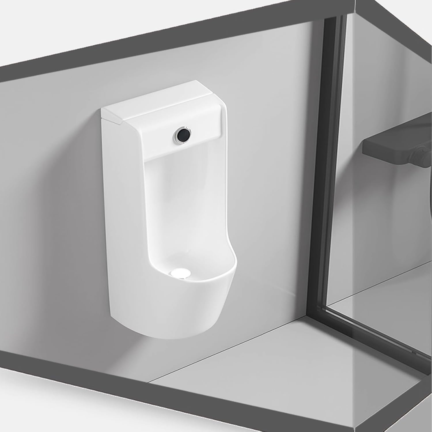 Wall Mounted Built-in Sensor Flushing, High-Efficiency Flushing Urinal, Vertical Toilet For Bathrooms, Hotels, Shopping