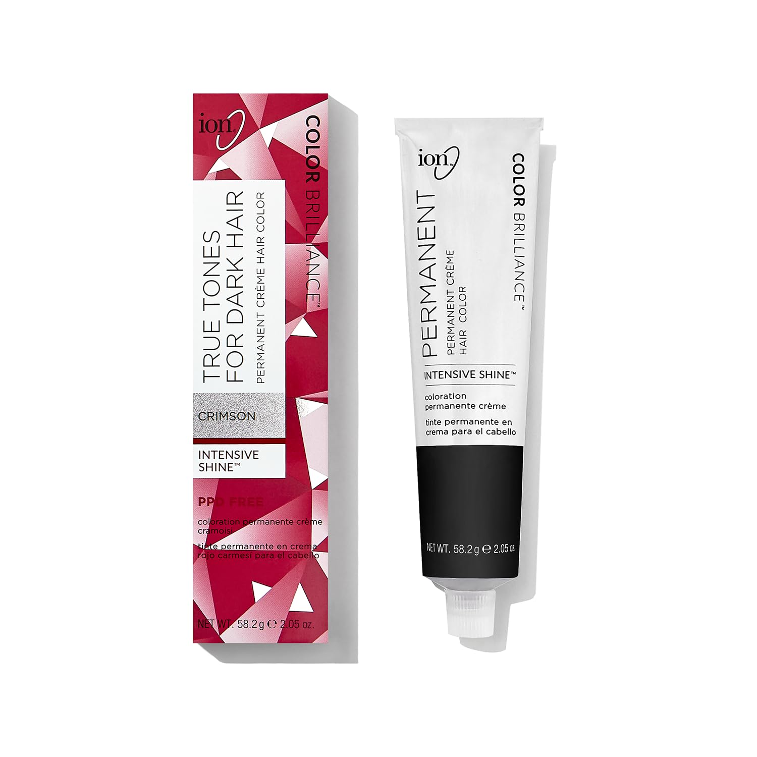 Ion True Tones for Dark Hair Permanent Cr�me Hair Color Crimson Crimson