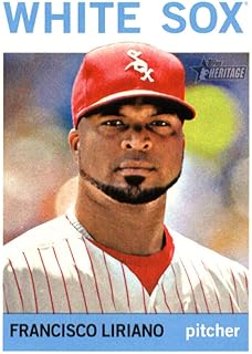 2013 Topps Heritage #215 Francisco Liriano White Sox MLB Baseball Card NM-MT