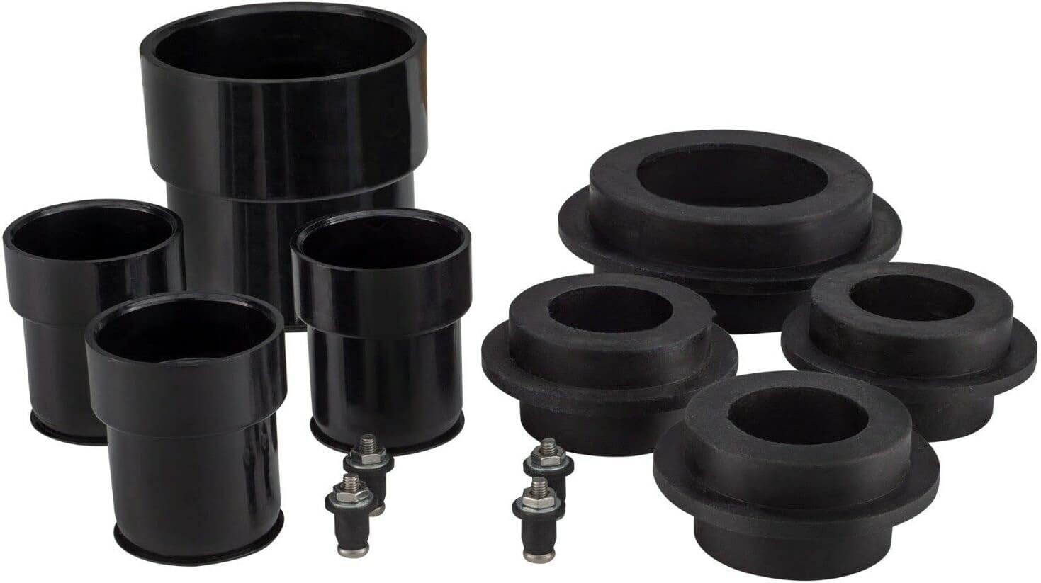 RV Universal Holding Tank Installation Fittings Kit Black Waste Water