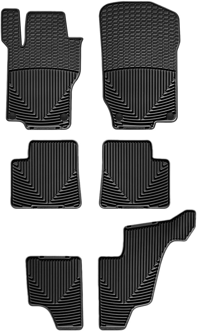 WeatherTech All-Weather Floor Mats for Mercedes GL-Class Full Set (W102-W110-W115), Black