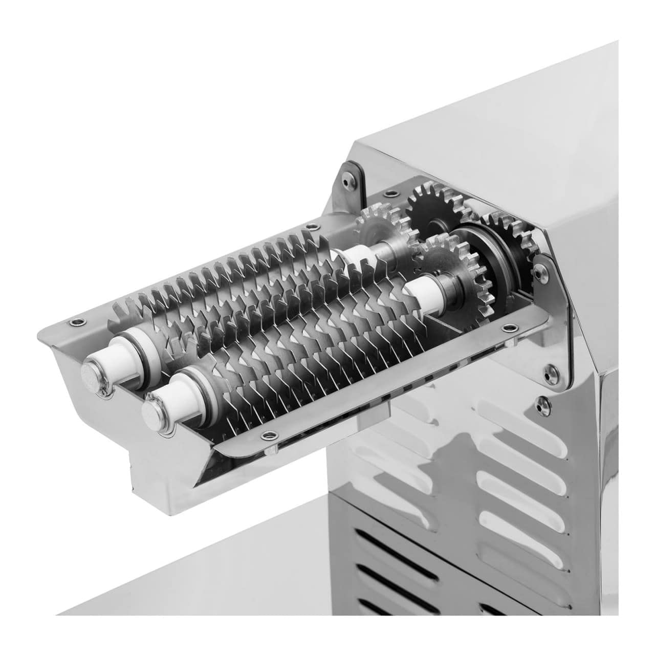Royal Catering RCMT-351W Elektrischer Fleischklopfer 200 W 98 U/min Elektrischer Schnitzelklopfer Fleischplattierer elektrisch