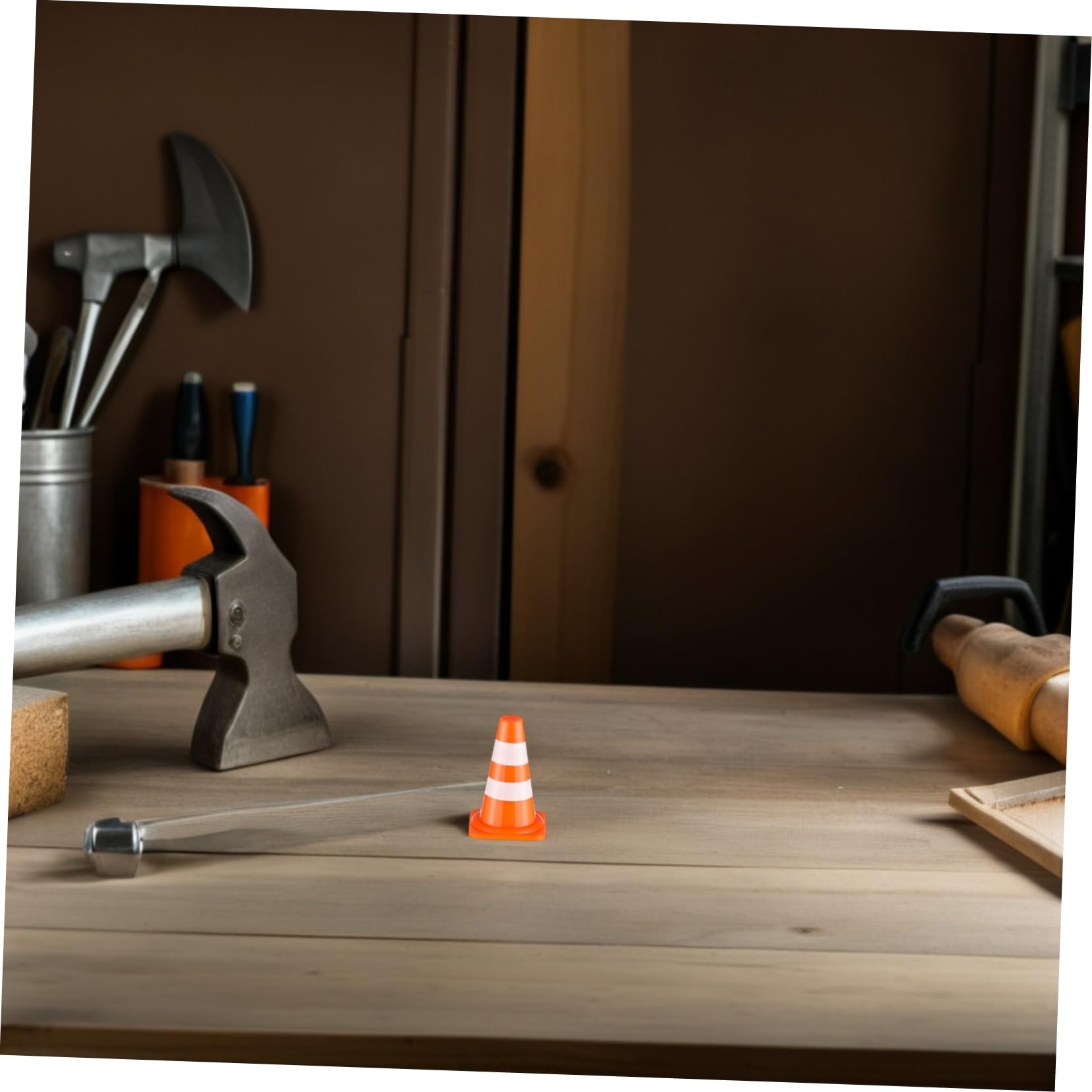 Toyvian Mini Cônes de Signalisation et Jeu Interactif Orange en Plastique Lot de 100 Jouet Éducatif pour Apprentissage Cognitif pour Garçon et Filles en Intérieur et Extérieur