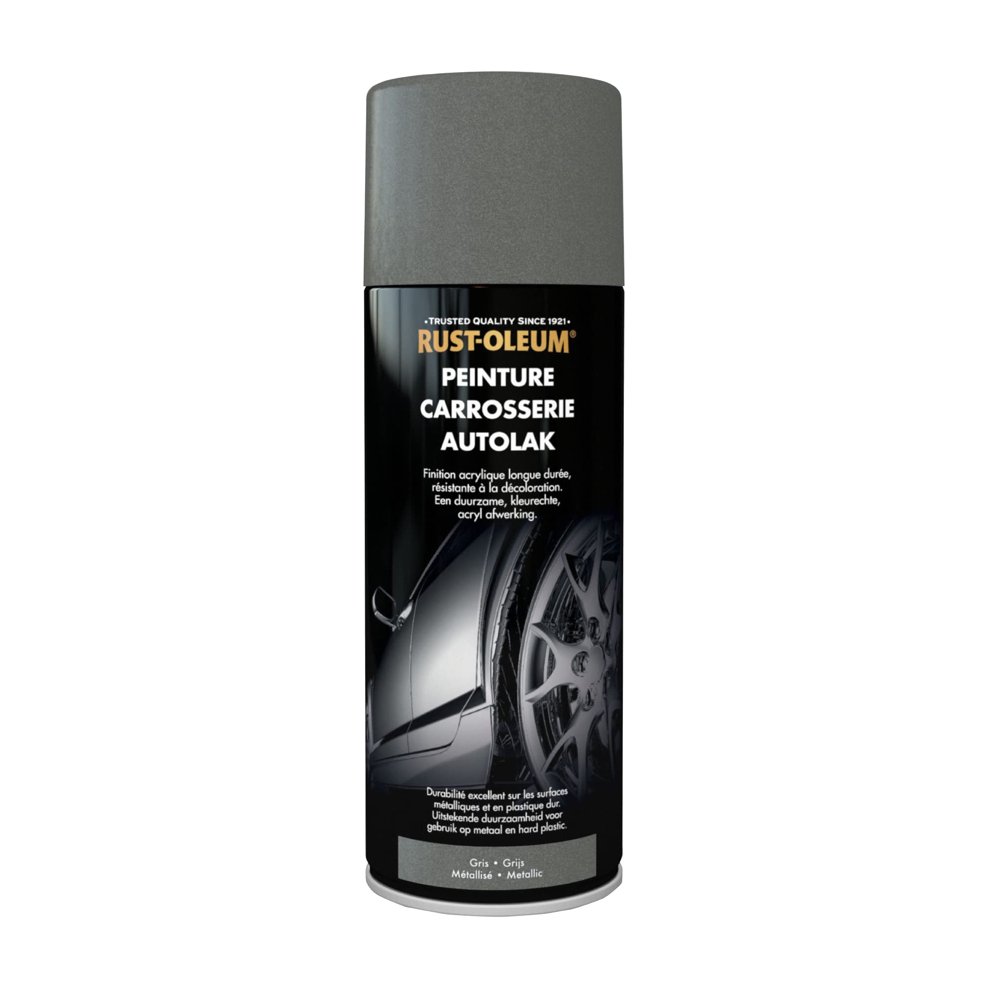 Rust-Oleum 400ml Automotive Enamel Spray Paint - Metallic Grey