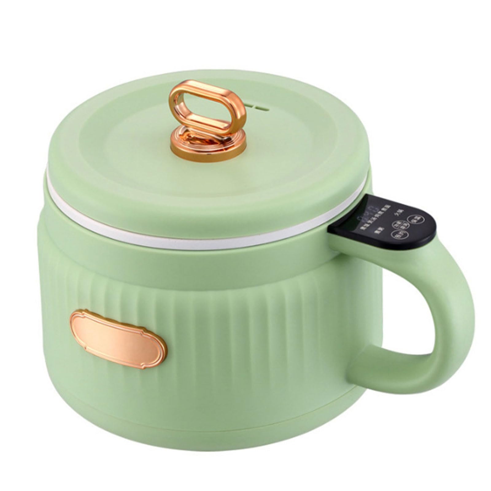Pottes Chaudes Électriques 1.6L Portable Cuideur Antiadhésif Pots De Cuisson Électrique Adaptés Plats Rapides Nouilles De Steak