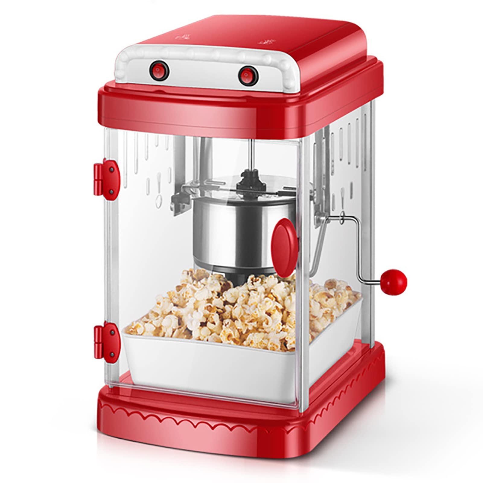 Máquina De Palomitas De Maíz Comercial, Máquina De Palomitas Doméstica Eléctrica, Máquina De Palomitas De Maíz De Aire Caliente, Operaciones con 1 Botón