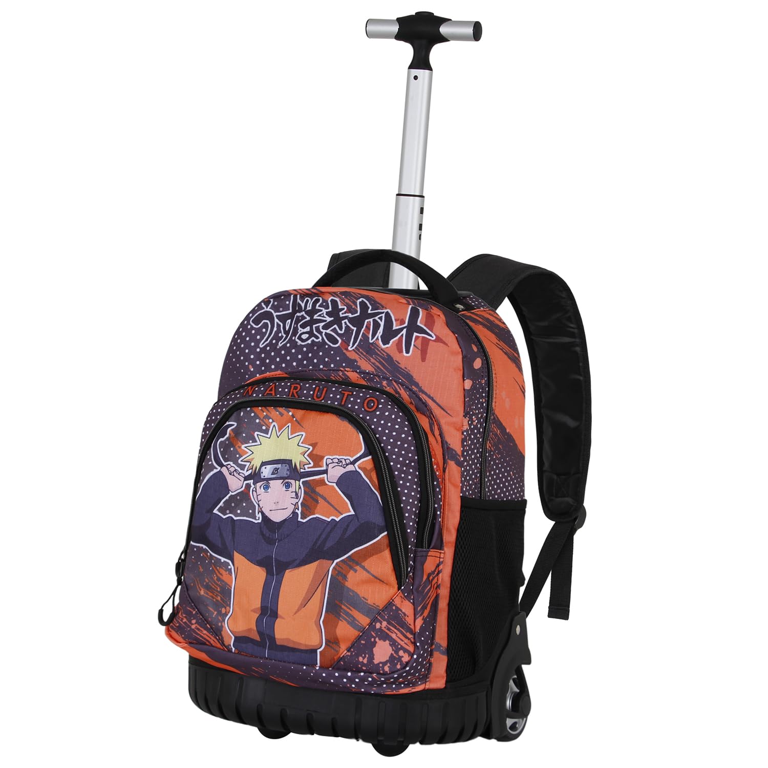 KARACTERMANIA Naruto Hachimaki-Mochila Trolley GTS FAN, Naranja, 32 x 47 cm, Capacidad 39 L