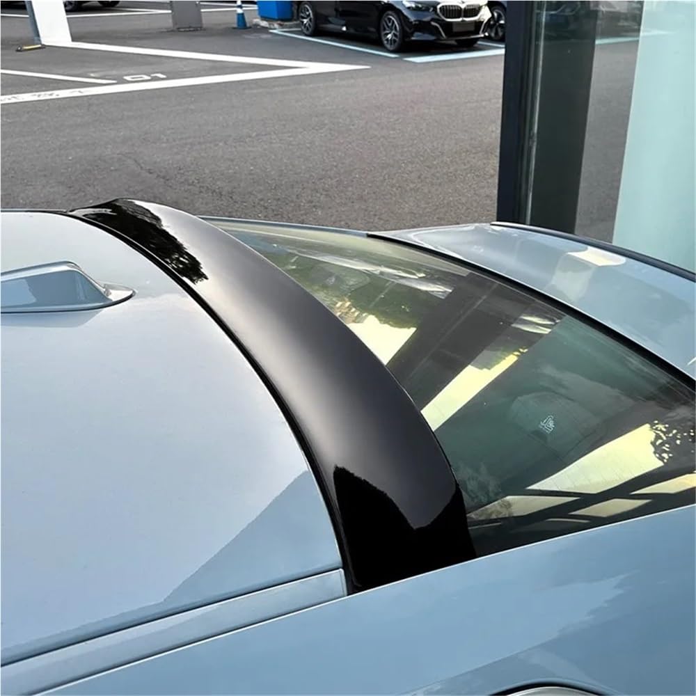 Kompatybilny z BMW serii 4 G22 2020+ tylna szyba samochodu Spoiler skrzydła czarny zestaw karoserii z włókna węglowego zewnętrzne akcesoria do tuningu część(Carbon Printing)