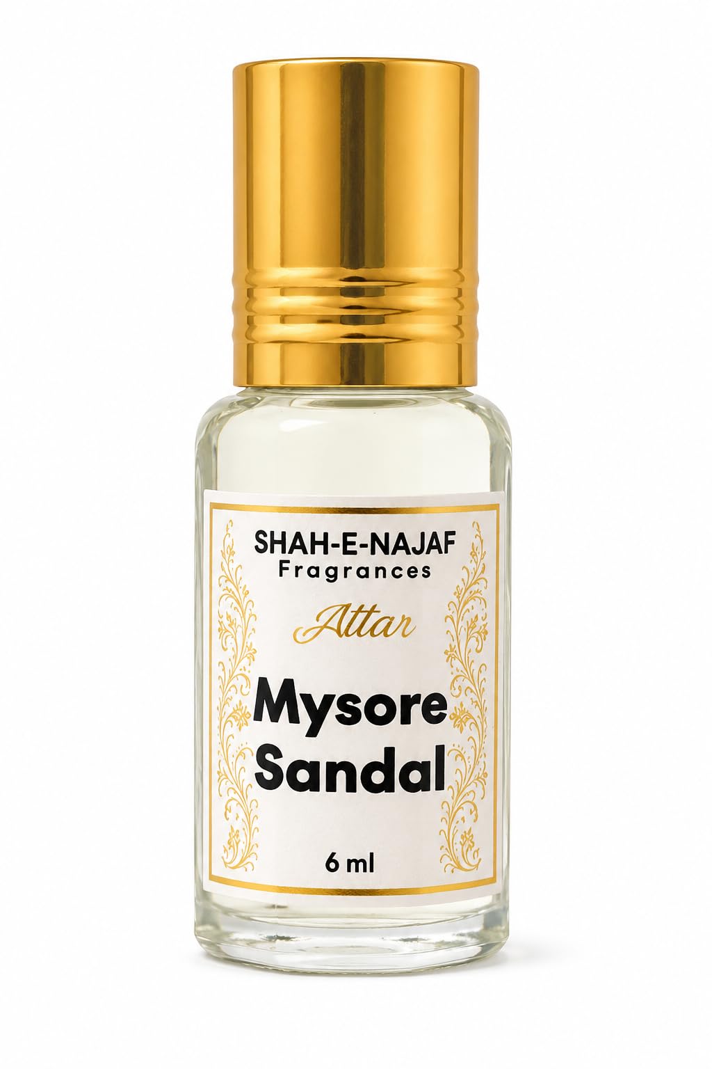SHAH-E-NAJAF Attar Mysore Sandal 6ml Roll On | Pure Chandan Fragrance | Alcohol Free Natural Sandalwood Ittar | Long Lasting Unisex Concentrated Attar | Woody Warm Premium Pocket Perfume Oil | Indian Traditional Arabic Style Fragrance | Gift for Men & Women-image-27