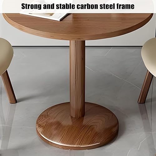 Miniatura 5 de YVYKFZD Mesa de recepción de oficina, mesa de club, mesa de conferencias redonda pequeña, juego de mesa de centro de 5 piezas, juego de mesa de