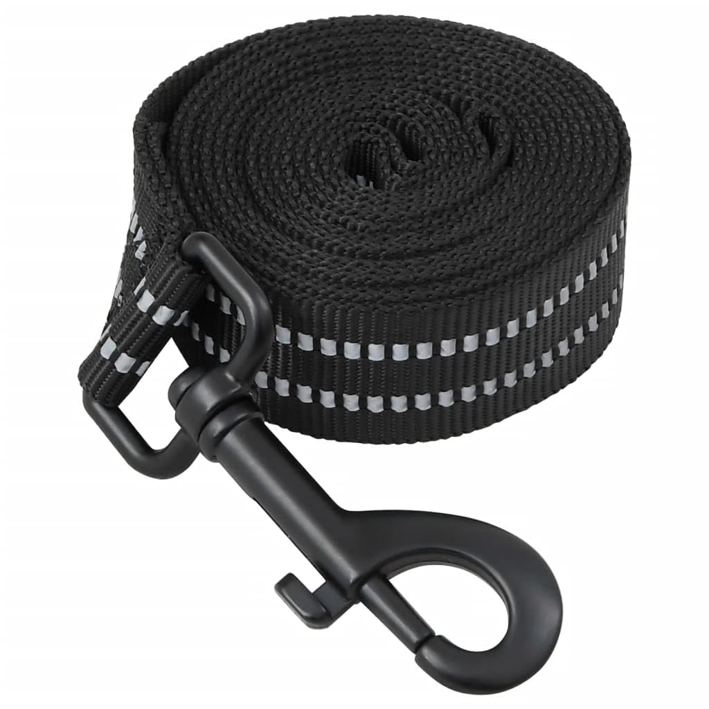Homgoday Pettorina per Cani con Guinzaglio e Collare Regolabile Nero M, Decor da Mobili da Interni per Soggiorno Ufficio Camera da Letto