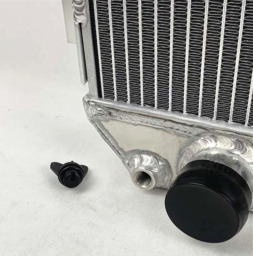 3 Rows All Aluminum Radiator for 1954 Mercury Custom Monterey V8 Engine AT CC54B, Silver