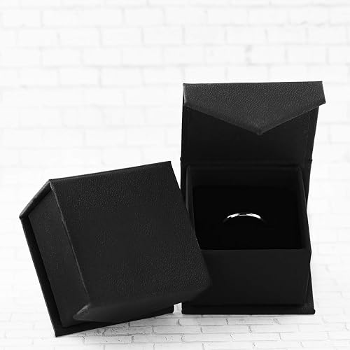 Tungsten Carbide Wedding Band 8mm Brushed Finish