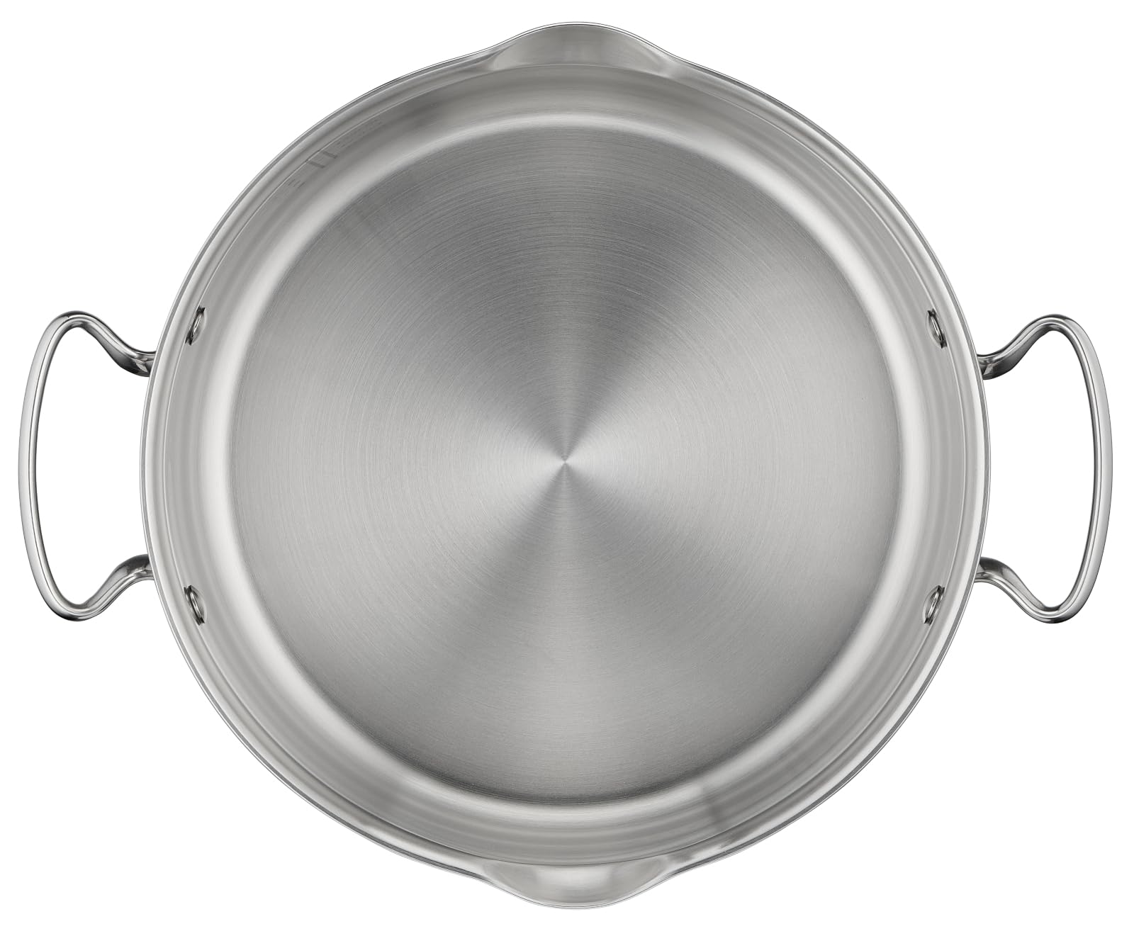 Tefal Duetto+ Kochtopf | Ø 24 cm | Alle Herdarten + induktionsgeeignet | einfache Reinigung in der Spülmaschine | Messskala | Glasdeckel zum Abgießen | 5 Liter Fassungsvermögen | Edelstahl