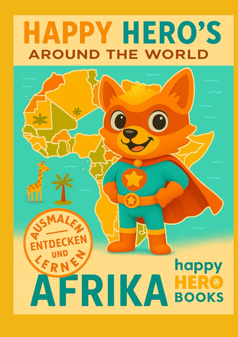 Mein erstes Afrika-Malbuch – Tiere, Menschen und Geschichten aus Afrika: Ein liebevoll gestaltetes Malbuch für Kinder ab 3 Jahren – mit spannenden ... FOR EVERYONE (Happy Hero's Around the World)