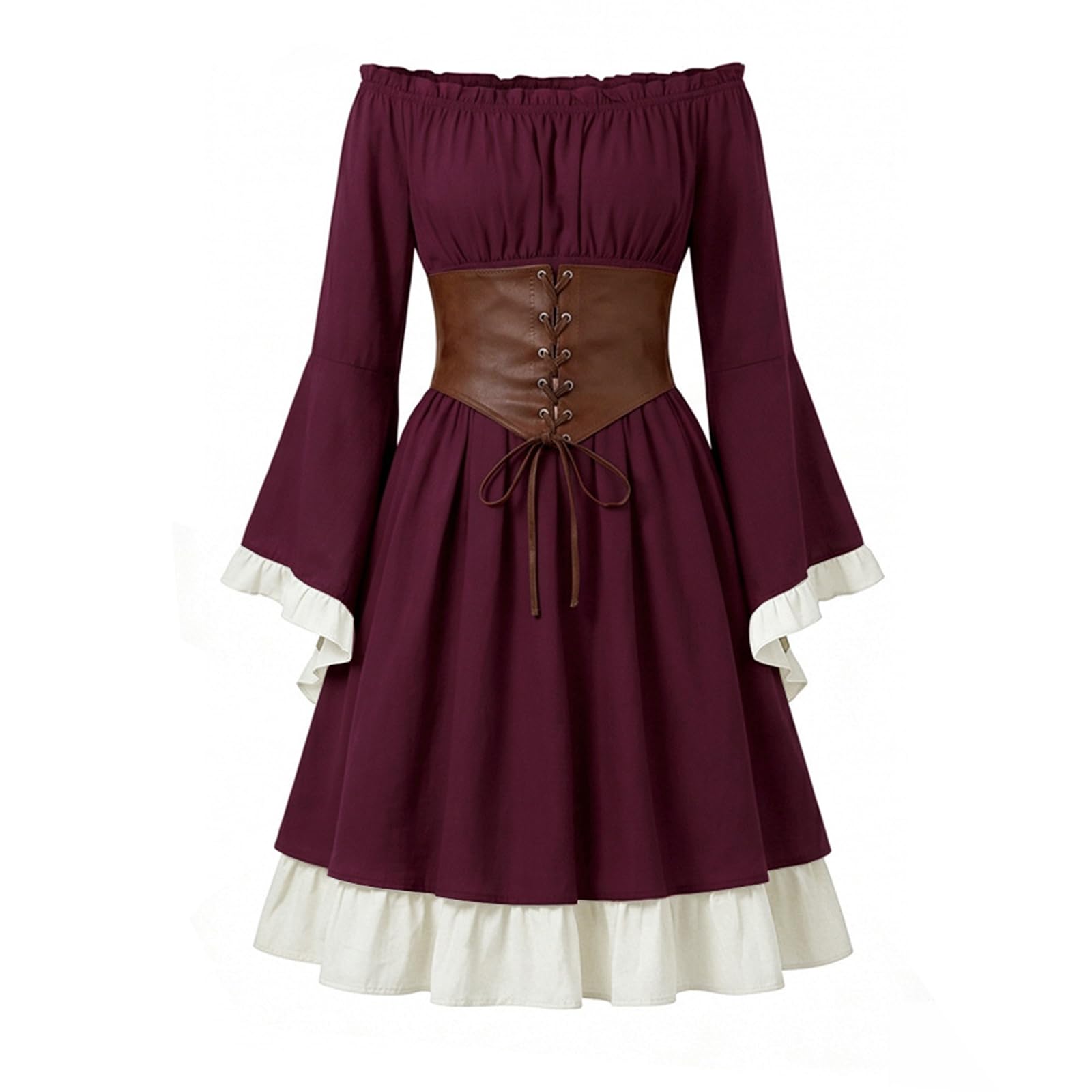 Cape Renaissance Dress Corset Dress Medieval Outfit