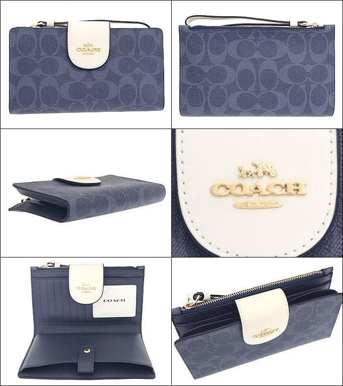 Amazon | [コーチ] 財布(長財布) FC2874 C2874 カーキ×チェリー カラー